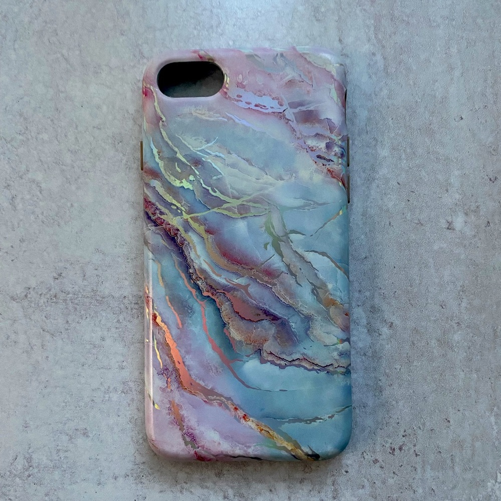 iPhone 7 Case - Velvet Caviar Holographic Moonstone Marble